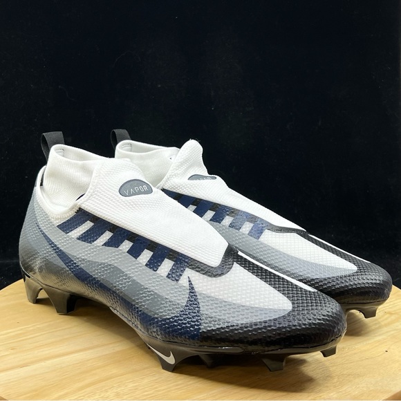 Nike Vapor Edge 360 Pro Navy Blue Football Cleats DV0778-001 Men's Size 12.5 - Picture 5 of 10